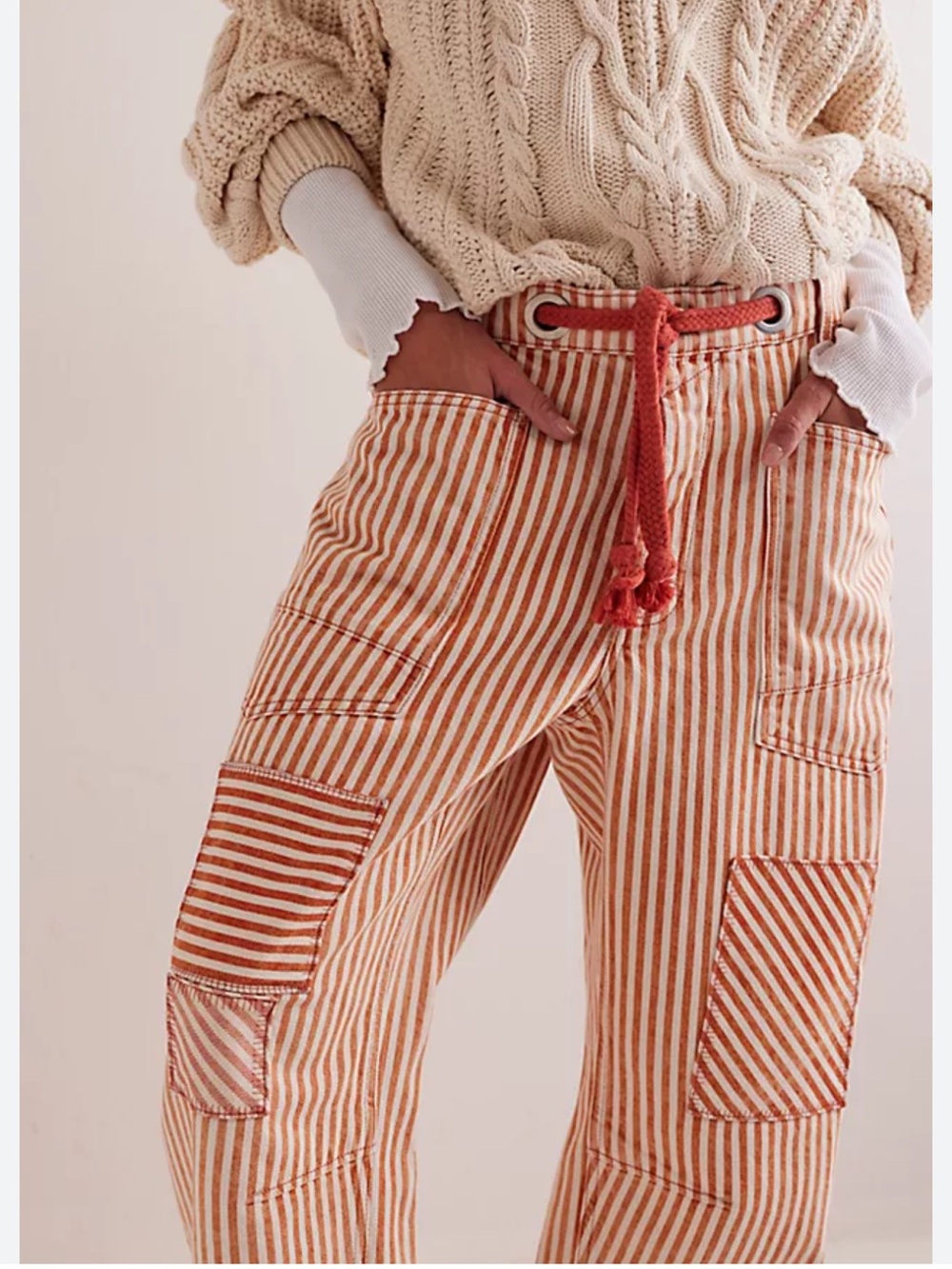 Free People We The Free Moxie Railroad Low Slung Jeans 30